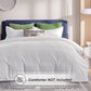 White Duvet Covers Queen Size - Soft Brushed Microfiber 3 Pieces with Zipper Closure, 1 Duvet Cover 90X90 Inches and 2 Pillow Shams