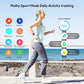 Smart Watch for Women Men Fitness: Waterproof Smartwatch for Android Ios Phone Sport Running Digital Watches Activity Tracker with Heart Rate Sleep Blood Oxygen Monitor Step Counter Touch Screen