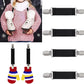Winter Mitten Clips Elastic Stainless Steel Gloves Clips for Toddler Kids Adults Dress Cinch Sweater Cardigan Shawl Clip