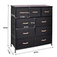 Dresser 9 Drawer Bedroom Furniture Storage Chest Organizer Closet Cabinet Home