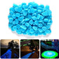【400 Pcs】 Glow in the Dark Rocks,Glowing Stones Garden Glow in the Dark Pebbles Outdoor Decorative Stones Small Patio Decor Garden Decorations