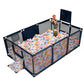 Baby Playpen,Extra Large Play Yard for Babies and Toddlers, Sturdy Safety Huge Baby Fence Play Area Center with Gate, Giant Play Yard for Kids, Twins, Child, Infants