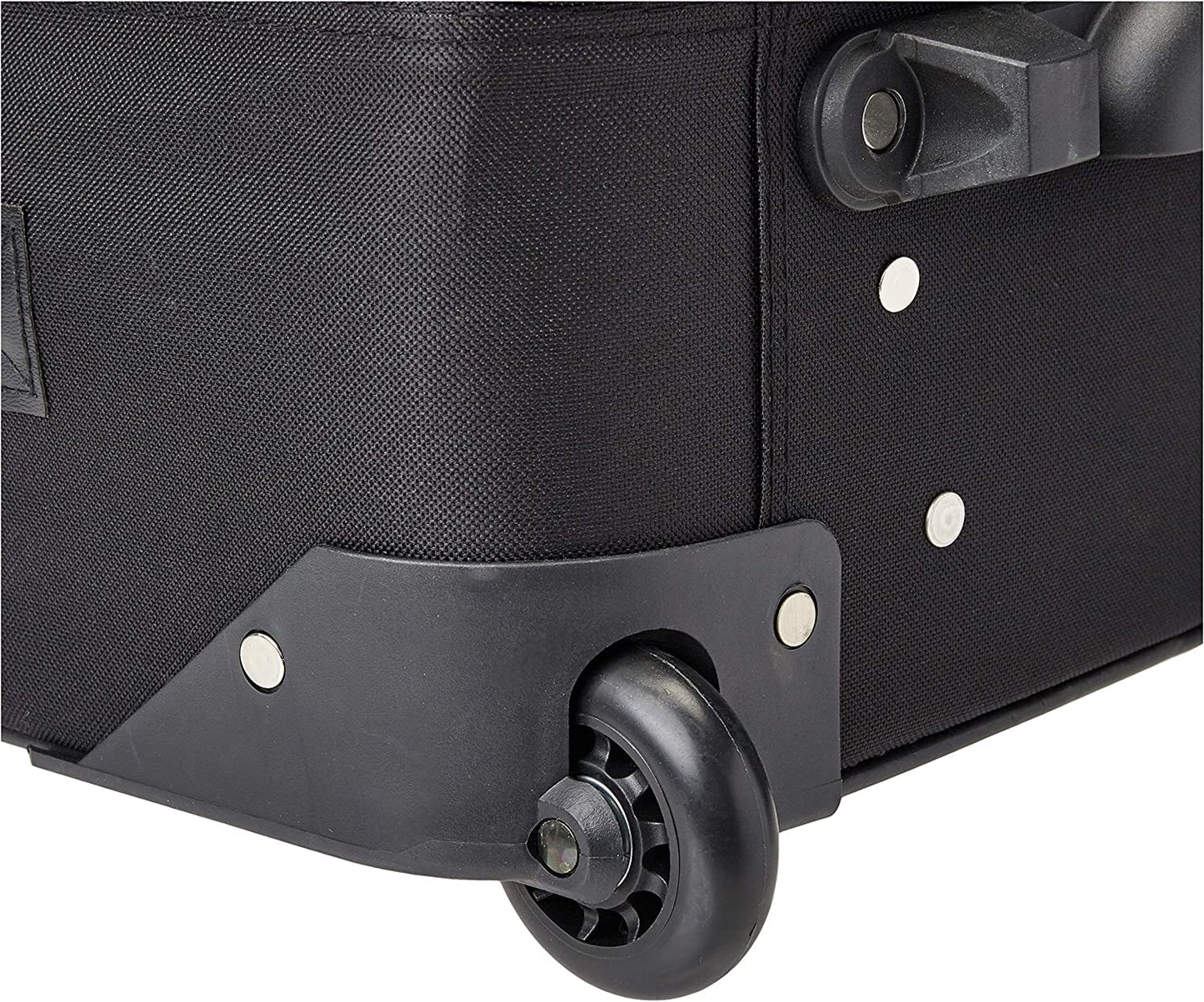 Fashion Softside Upright Luggage Set, Black Plaid, 2-Piece (14/19)