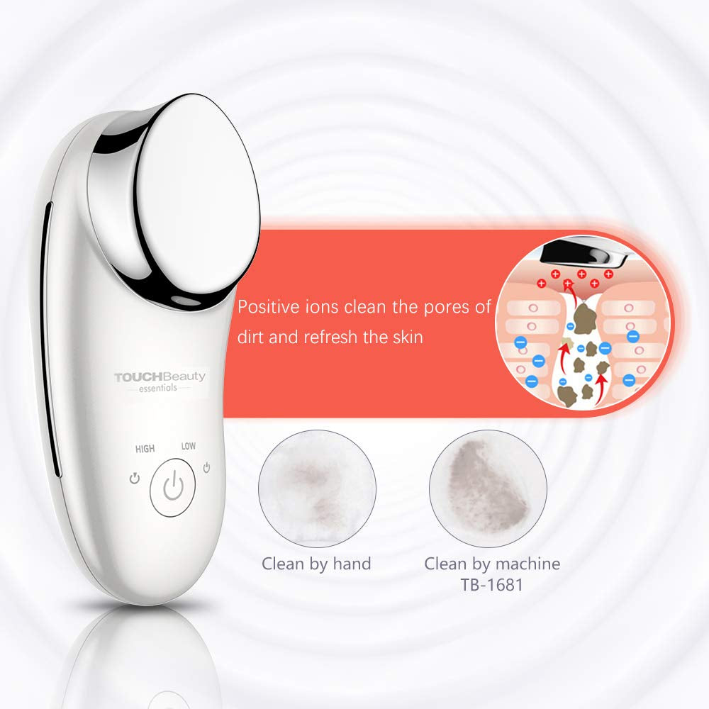 Facial Massager Deep Cleanser with Sonic Vibration Massaging Deep Moisturizer Cleanser Device TB-1681