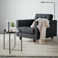 Small Metal round End Side Accent Coffee Table Nightstand Living Room Bedroom