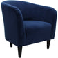 Mainstays Microfiber Tub Accent Chair, Blue