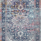 Lilah Medallion Vintage Area Rug, 5' X 7' 5", Blue