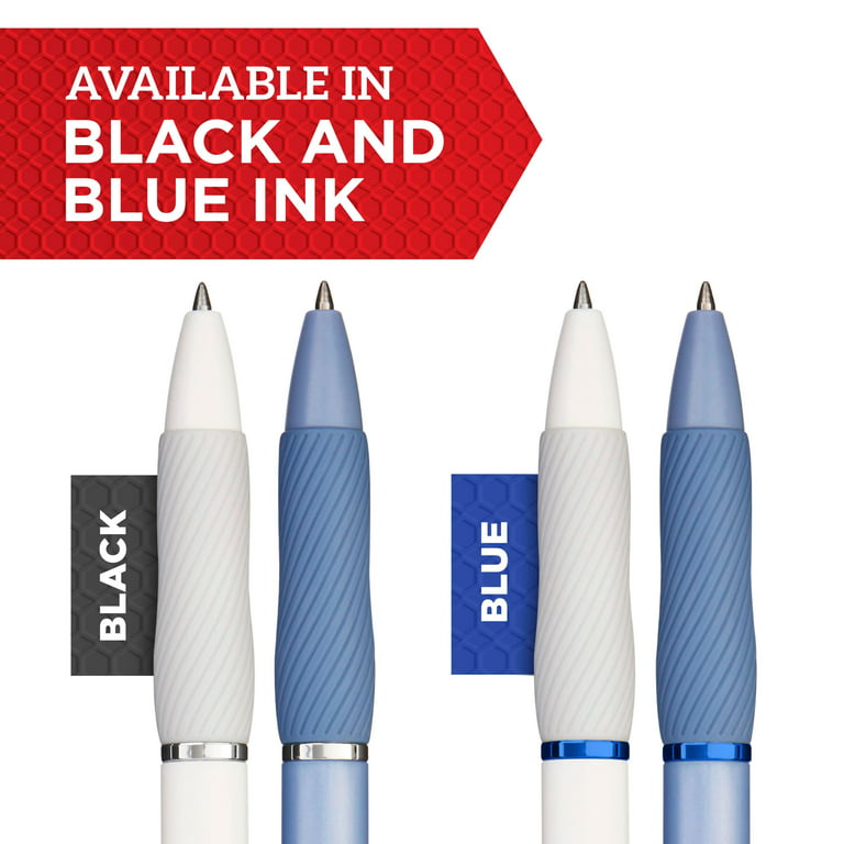 S-Gel Fashion Barrel Gel Pen, Retractable, Medium 0.7 Mm, Black Ink, Pearl White Barrel, 4/pack