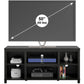 Mainstays Parsons TV Stand for Tvs up to 50", Black Oak