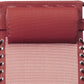 Outdoor Textilene Zero Gravity Folding Lounge Rocker with Pillow, Red