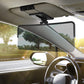 Sun Visor for Car - Polarized, Universal Car Visor Extender Sun Blocker, Sunglass Holder for Car Visor, Sunglasses Clip - Protects from Sun Glare, Snow Blindness and UV Rays