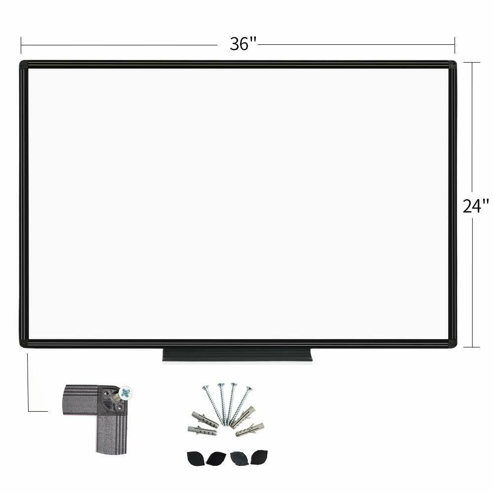 VIZ-PRO Magnetic Dry Erase Board Whiteboard Office Home School 36 X 24 Inches