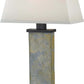 21037SL Hanover Table Lamps, 29 Inch Height, 15 Inch Width, 9.5 Inch Depth, Natural Slate