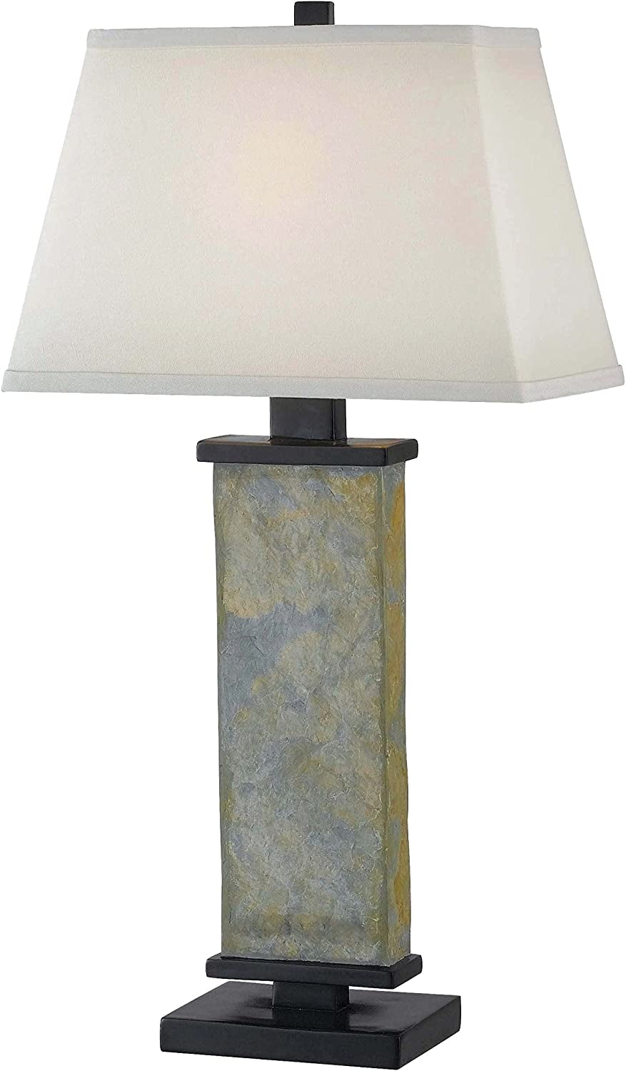21037SL Hanover Table Lamps, 29 Inch Height, 15 Inch Width, 9.5 Inch Depth, Natural Slate