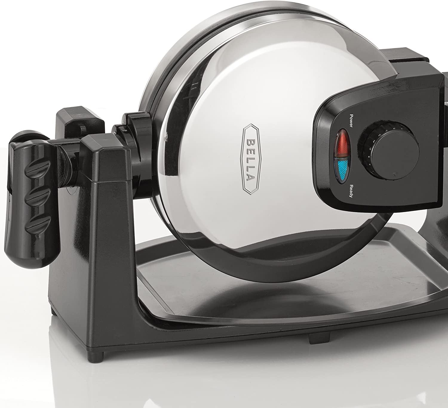 Classic Rotating Non-Stick Belgian Waffle Maker, Perfect 1" Thick Waffles, PFOA Free Non Stick Coating & Removeable Drip Tray for Easy Clean Up, Browning Control, Stainless Steel