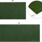 48X20 Inch/30X20 Inch Kitchen Rug Mats Made of 100% Polypropylene 2 Pieces Soft Kitchen Mat Specialized in anti Slippery and Machine Washable (Green)