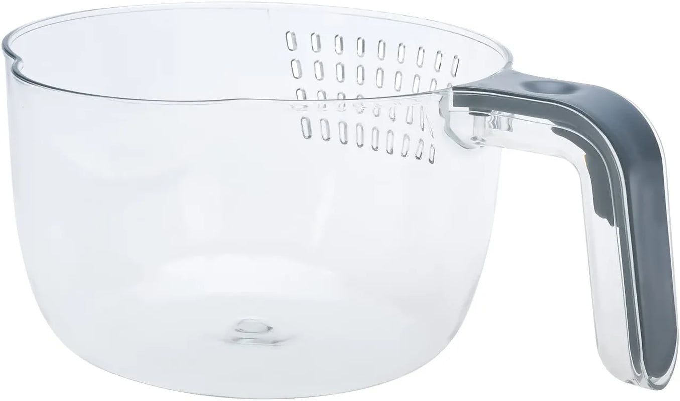 Household Rice Bucket with Lid and Measuring Cup ,Large Cereal Dry Food Storage Box, Measurable Rice Cylinder, Automatic Rice Dispenser Grain Storage Bin