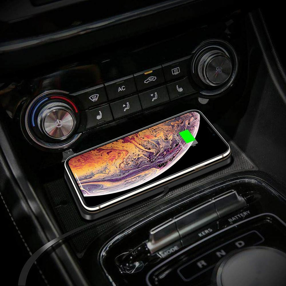 QI Wireless Phone Charger for Car Fast Charging Mat for Iphone Android Universal