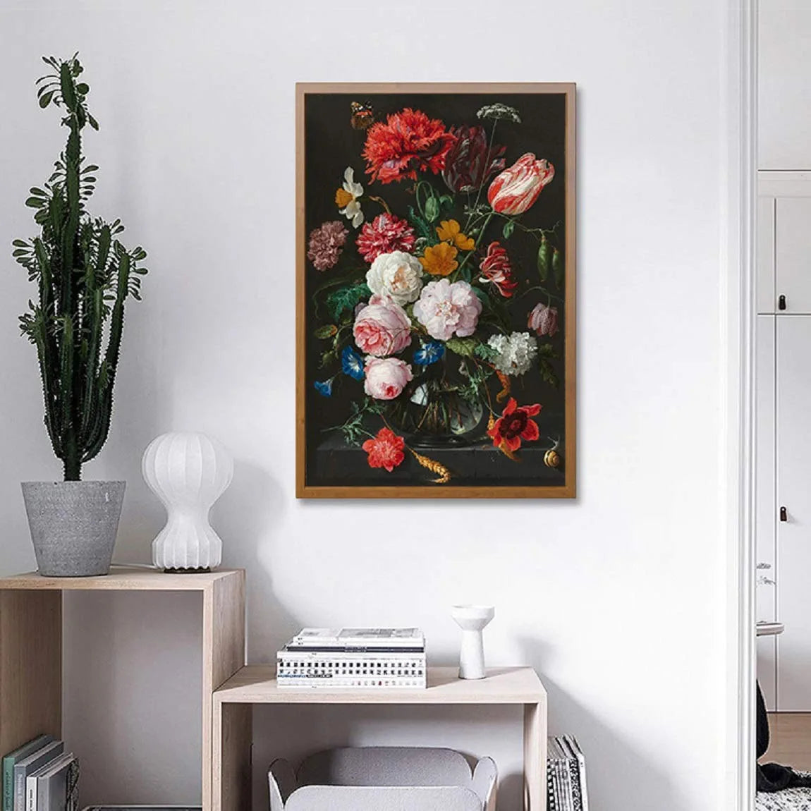 Flowers Canvas Prints Peony Ranunculus Poppies Carnation Nature Floral Wall Art Posters Decor for Home Office(16X20 Inches, Unframed)