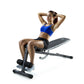 Weider XR 5.9 Adjustable Workout Bench with 4-Roll Leg Lockdown, 410 Lb. Weight Limit