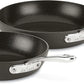 Essentials Nonstick Hard Anodized 8.5 and 10.5-Inch Fry Pans, 2 Piece, Grey