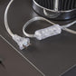 Surpars House Elegant Crystal Silver Table Lamp