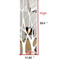 Modern Tree Mirror Decal Art Mural Wall Stickers Removable DIY Home Decorations