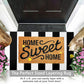 Black and White Striped Rug Runner 2'X6'Farmhouse Runner Rug Checkered Cotton Woven Washable Outdoor Rug Runner for Kitchen/Laundry/Bathroom/Bedroom/Living Room