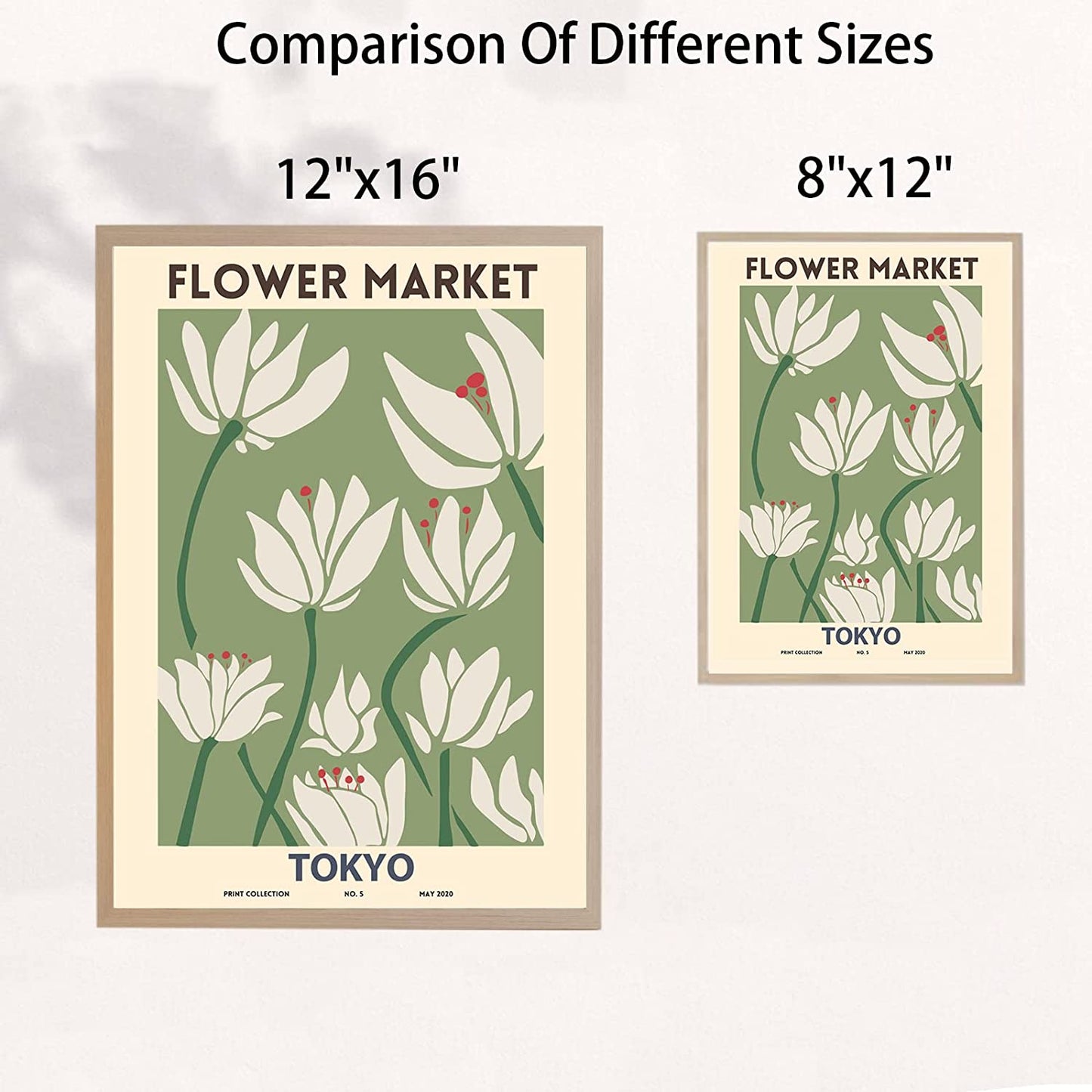 Flower Market Poster Matisse Wall Art Botanical Art Prints Wall Art for Living Room Posters for Room Aesthetic 8 X 12 Inch UNFRAMED