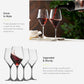 Red Wine Glasses Set of 4 | Chic Long Stem 20 Ounce Wine Glass Set Made from Crystal Clear Glass | Great Wine Gift for Wedding, Anniversary, Christmas, Birthday | Made in Europe