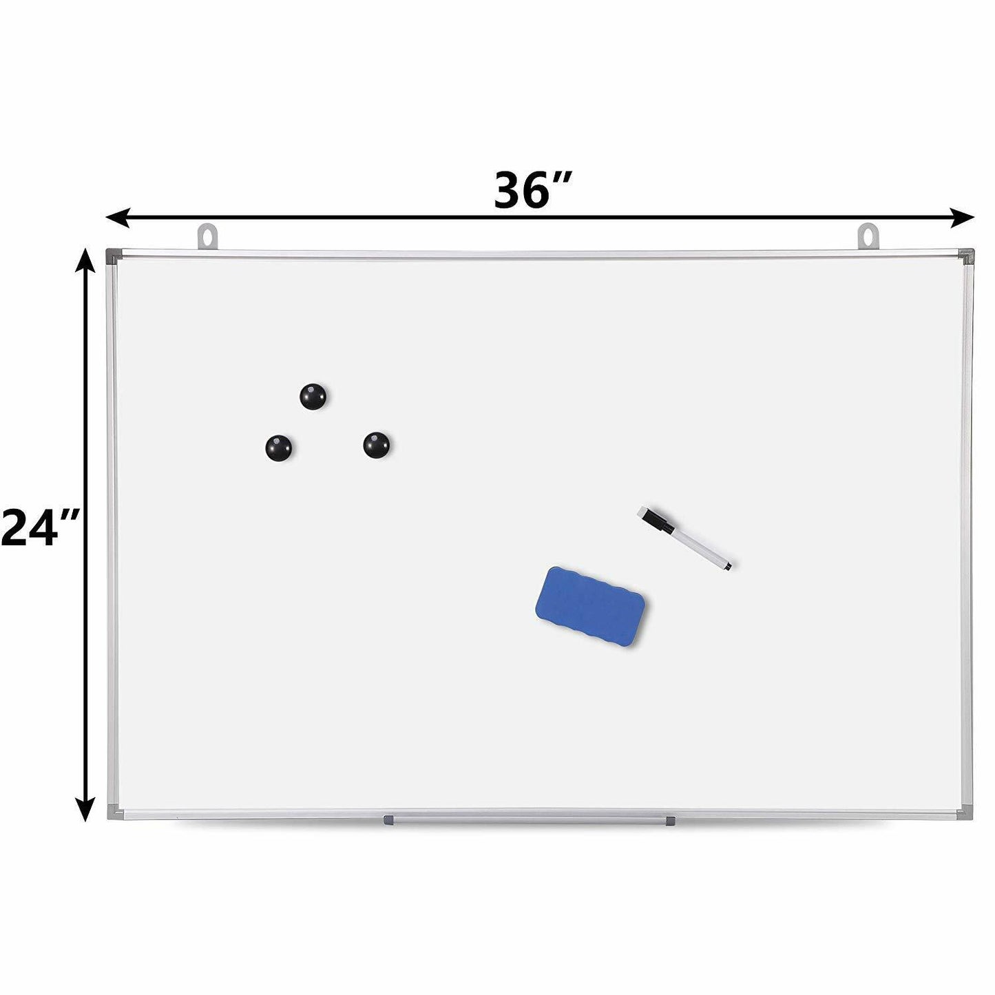 36 X 24 Inch Dry Erase Magnetic Whiteboard Wall Hanging Board White Board
