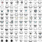 60-99 Pcs Knuckle Rings for Women Stackable Rings Set Silver Rings Gold Bohemian Retro Vintage Joint Finger Rings Hollow Carved Flowers Knuckle Midi Rings