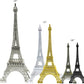 10" Eiffel Tower Statue Decor Alloy Metal, Silver