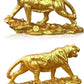 Chinese Feng Shui Resin Tiger Statue Sculpture Home Office Decoration Tabletop Decor Ornaments for Wealth and Success Good Lucky Gifts