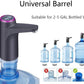 water Dispenser, Portable Water Bottle Pump for Universal 3, 4 and 5 Gallon with USB Electric Charging and Automatic off Switch (Black)