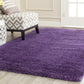 Milan Shag Collection 3' X 5' Purple SG180 Solid Non-Shedding Living Room Bedroom Dining Room Entryway Plush 2-Inch Thick Area Rug