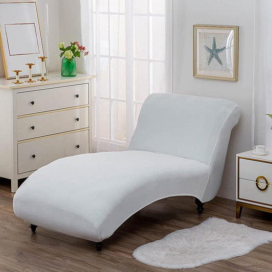 Machine Washable Cove Furnishing Cozy High Stretch Living Room Polyester Furniture Products Bedroom Non-Slip Aesthetic Decor White