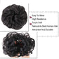 1PCS Messy Hair Bun Hair Scrunchies Extension Curly Wavy Messy Synthetic Chignon for Women Updo Hairpiece