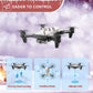 D20 Mini Drone for Kids with 720P HD FPV Camera Remote Control Toys Gifts for Boys Girls with Altitude Hold, Headless Mode, One Key Start Speed Adjustment, 3D Flips 2 Batteries, Silver