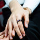His and Hers King and Queen Rings 2Pcs Titanium Steel Matching Couple Promise Rings Engagement Anniversary Bands Valentine'S Jewelry Gifts