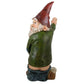 Naughty Peeing Gnome Statue Fairy Garden Funny Dwarf Figurines Resin Yard Decor