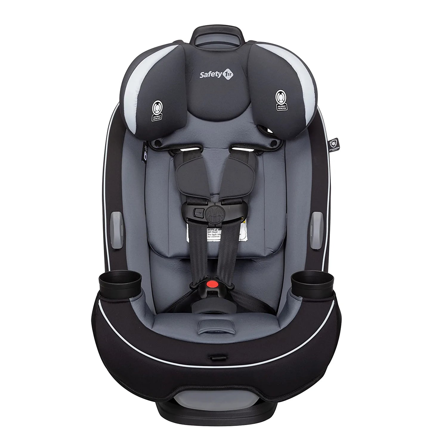 Grow and Go All-In-One Convertible Car Seat,Rear-Facing 5-40 Pounds, Forward-Facing 22-65 Pounds, and Belt-Positioning Booster 40-100 Pounds, Carbon Ink