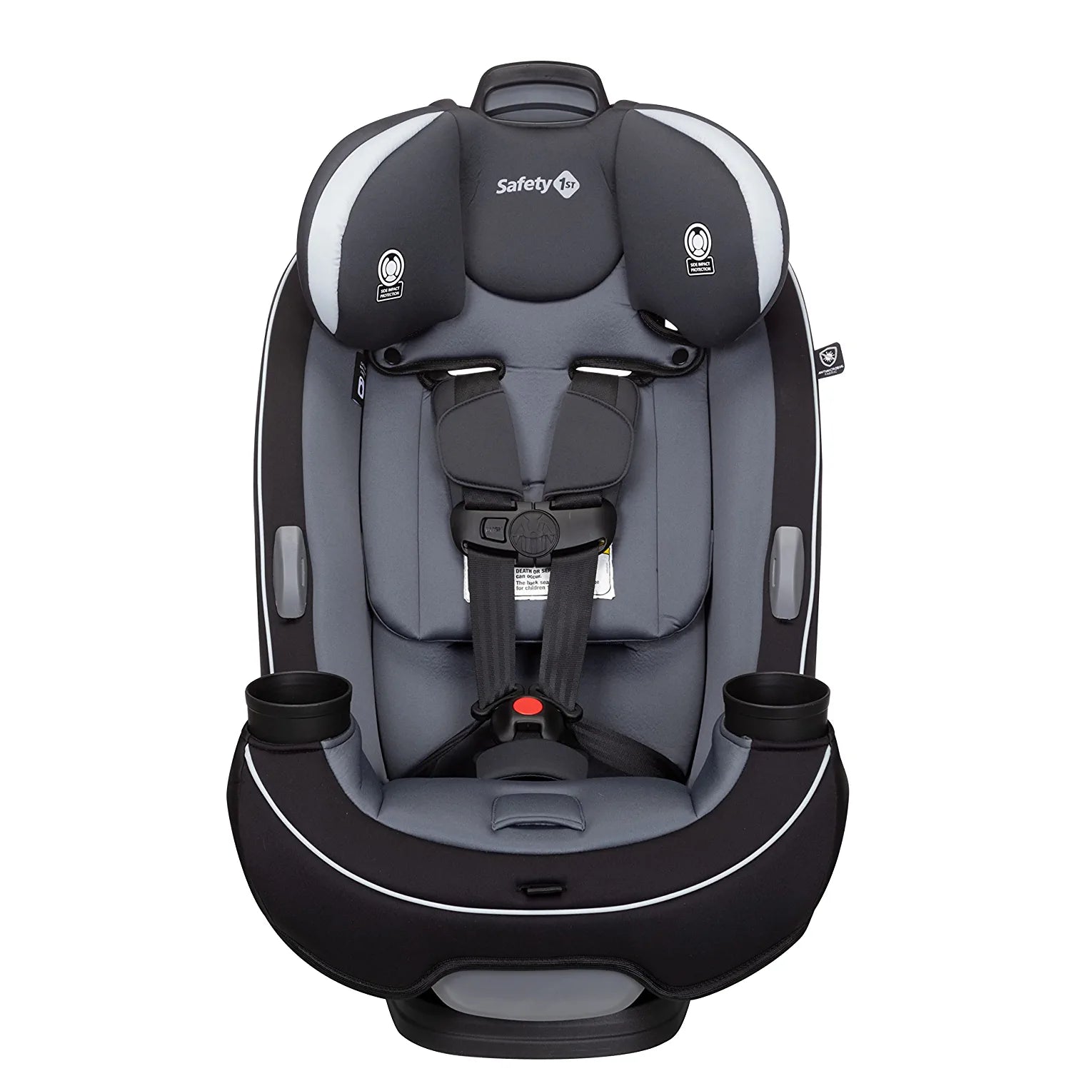Grow and Go All-In-One Convertible Car Seat,Rear-Facing 5-40 Pounds, Forward-Facing 22-65 Pounds, and Belt-Positioning Booster 40-100 Pounds, Carbon Ink