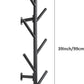 Coat Rack & Hat Rack - Wall Mounted (Black)