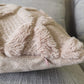 Throw Pillow Covers 18X18,Farmhouse Decorative Boho Throw Pillow Cases,Velvet Soft Plush Faux Wool Cusion Covers Pillow Shell for Sofa Couch Bed Car,Set of 2,Camel
