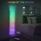 Floor Lamp, RGB Color Changing Led Lamp, Smart Lamp Alexa APP Control, Modern Floor Lamp with DIY Mode, Music Sync and White Fabric Shade, Standing Lamp for Living Room Bedroom Game Room