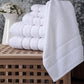 White Bath Towel Set - Turkish Cotton Hotel Towels - Turkish Bathroom Towel Set - Turkish Cotton Bath Towels Set of 6 by Upthrone