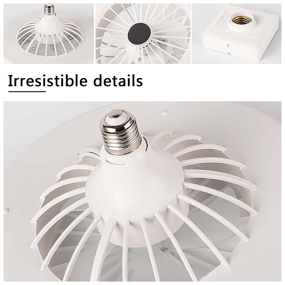 Modern Ceiling Fan with Light Low Profile Ceiling Fan LED Dimmable with Light Kit Lamp E27 Lamp Holder for Bedroom Bathroom Indoor Ceiling Fan