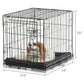 Vibrant Life, Single-Door Folding Dog Crate with Divider, Medium, 30"