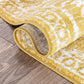 Della Gold Vintage Medallion Pattern Area Rug 5X7 (5'3" X 7'2")
